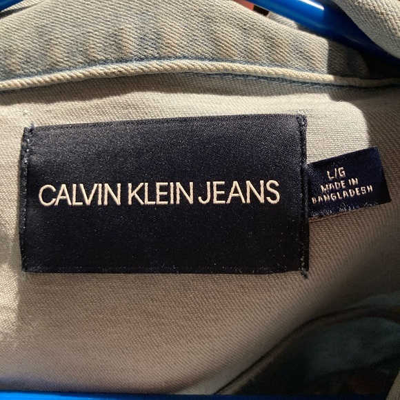 Calvin Klein Jean jacket Size L - Picture 3 of 3